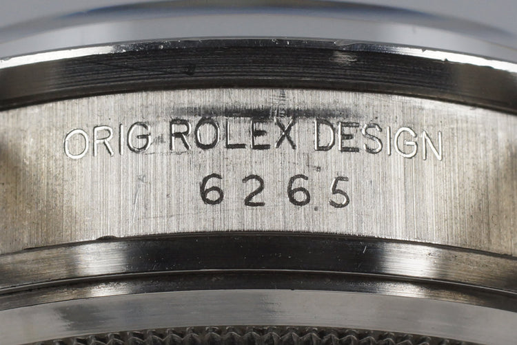 1987 Rolex Daytona 6265 Black Big Red Daytona Dial