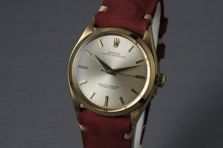 1961 Rolex 14K Oyster Perpetual 1002