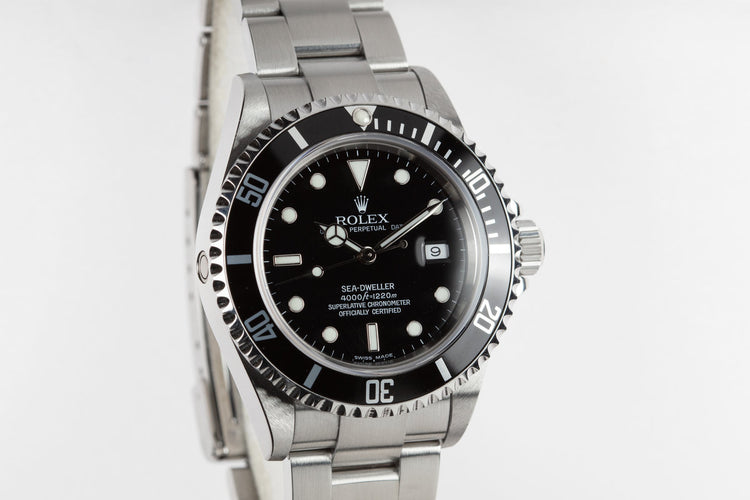 2005 Rolex Sea-Dweller 16600 with Box and Papers