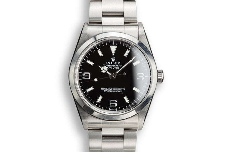 1999 Rolex Explorer I 14270 "SWISS" Only Dial