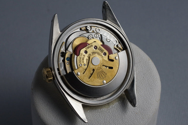 1961 Rolex Two Tone DateJust 1601 Glossy Gilt Black Dial