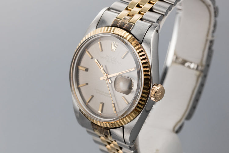 1972 Rolex Two-Tone DateJust 1601 Grey Sigma Dial