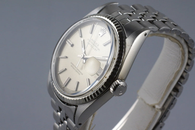 1971 Rolex DateJust 1601 Silver Dial