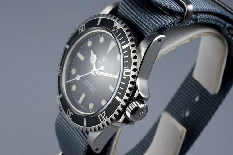 1983 Rolex Submariner 5513 Mark V Maxi Dial