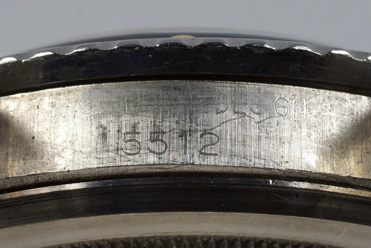 1961 Rolex Submariner 5512 PCG Gilt Chapter Ring Dial
