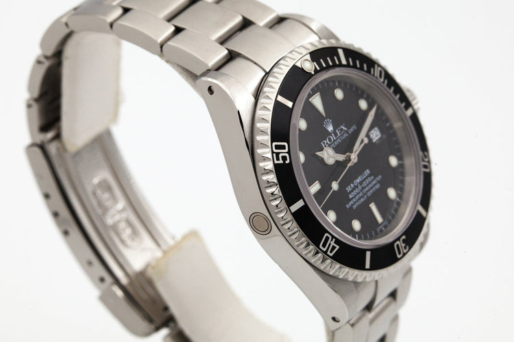 1998 Rolex Sea Dweller 16600 with Box and Papers and Swiss Only Dial