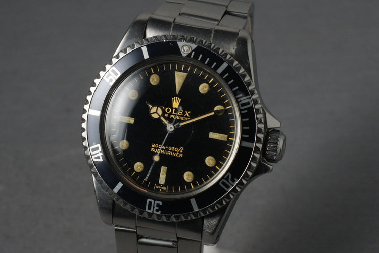 Rolex Submariner 5513 Early PCG SWISS only dial