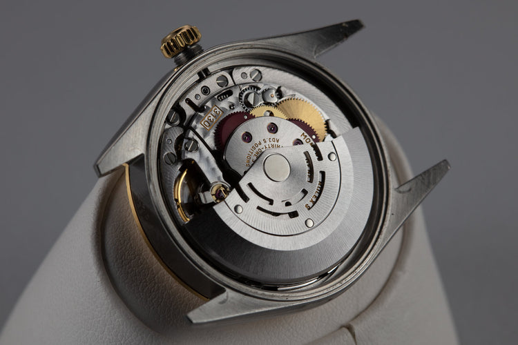 2001 Rolex Two Tone Oyster Perpetual 14233 Blue Dial
