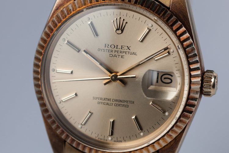 1986 Rolex 14K YG Oyster Date