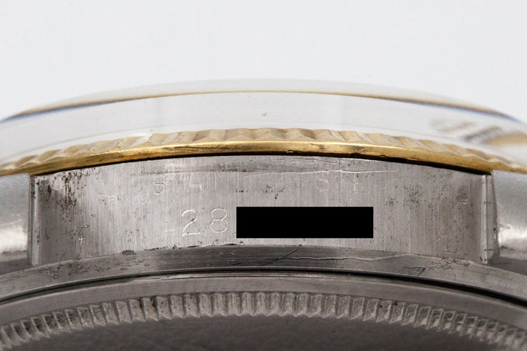 1971 Rolex SS/YG DateJust 1601 Champagne Dial