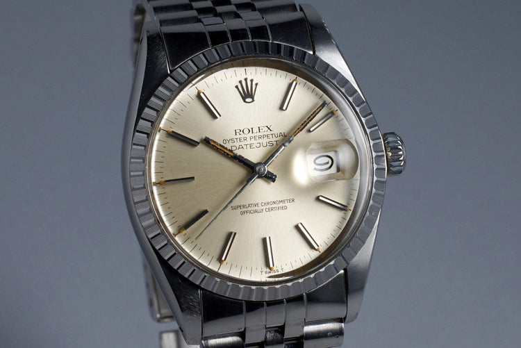 1978 Rolex DateJust 16030 Silver Dial