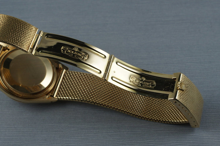 1982 Rolex Solid 18K Date 1514 with Rare Rolex Band