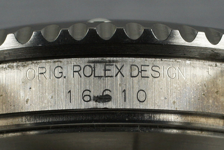 1999 Rolex Submariner 16610 with Box and Papers