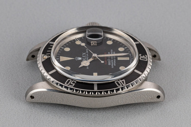 1972 Rolex Red Submariner 1680 MK V Dial