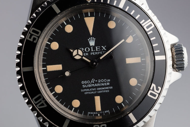 1975 Rolex Submariner 5512 with Serif Dial