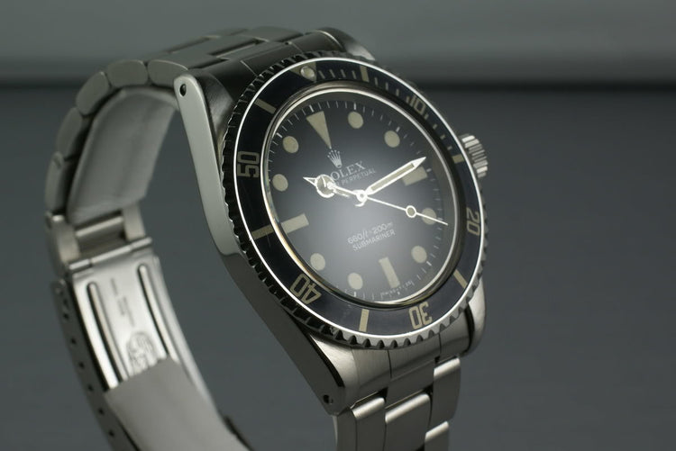 Rolex Submariner 5513 Mark 1 Maxi with Box and Papers