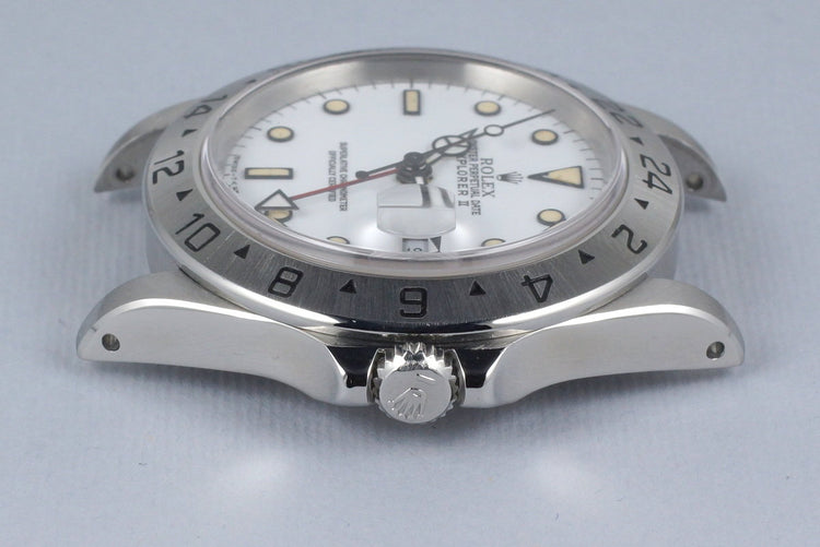 1991 Rolex Explorer II 16570 White Dial
