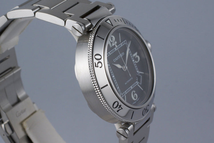 Cartier Pasha Sea Timer 2790 Black Dial