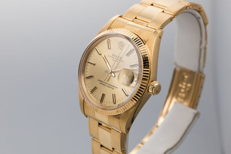 1971 Rolex 18K Date 1503