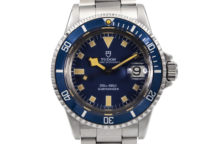 1981 Tudor Submariner 94110 Blue Snowflake