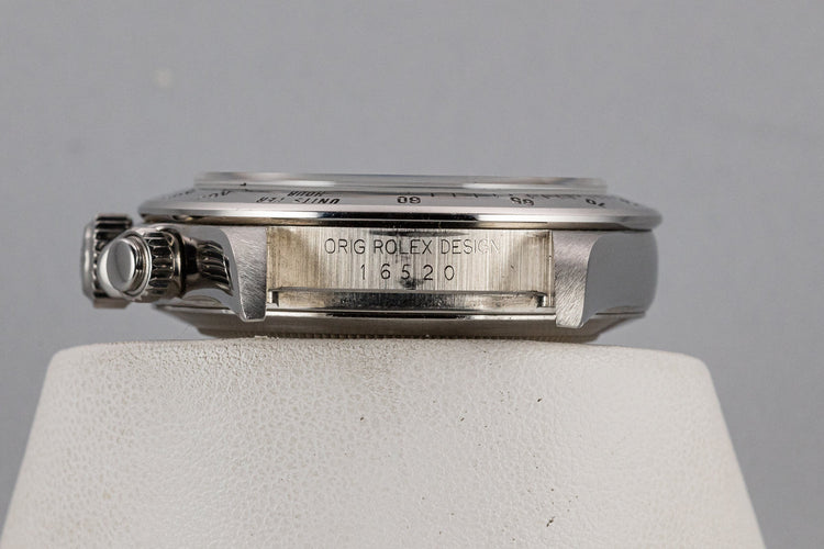 1991 Rolex Zenith Daytona 16520 White Dial with Inverted 6 Dial