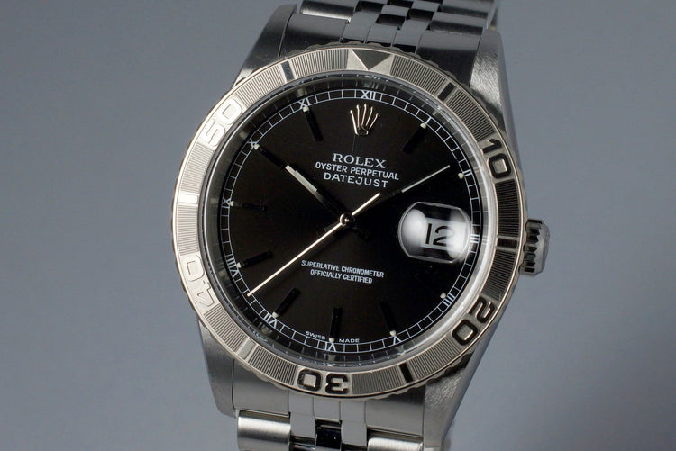 2003 Rolex DateJust 16264 Thunderbird with Box and Papers