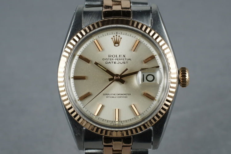 1967 Rolex Datejust Rose Gold and Stainless Steel 1601