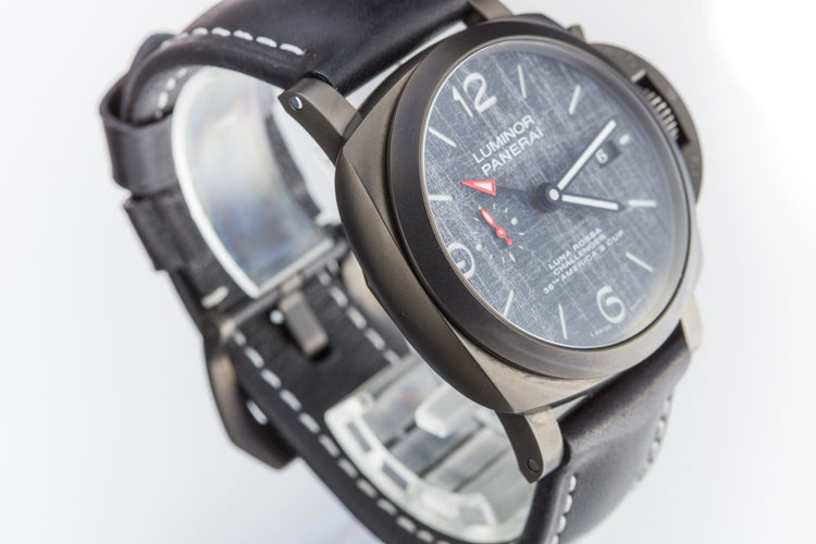 2019 Panerai GMT Lunar Rosa with Box, Booklets, & Card