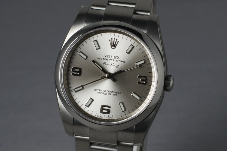 2014 Rolex Air-king 114200 with Box and Papers