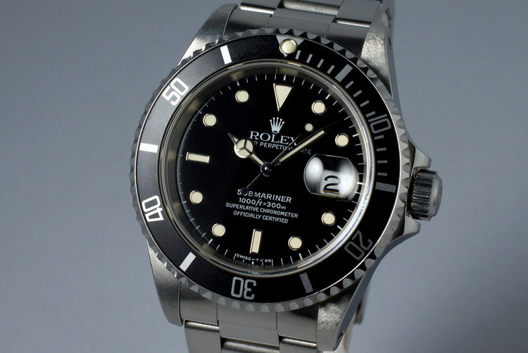 1991 Rolex Submariner 16610
