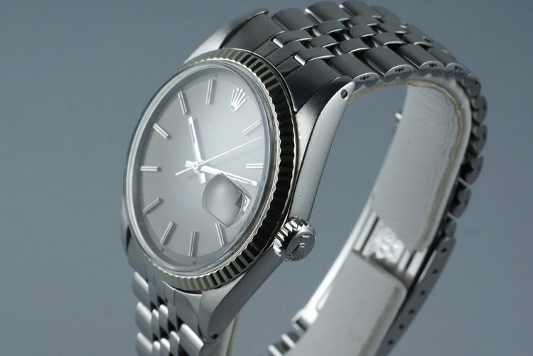 1971 Rolex DateJust 1601 with Matte Gray Dial