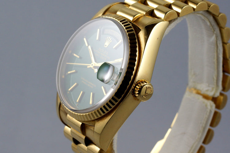 1979 YG Day-Date 18038 Green Stella Dial