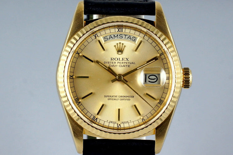 1985 Rolex YG Day Date 18038