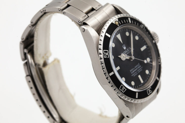 1967 Rolex Submariner 5512 4 Line Dial