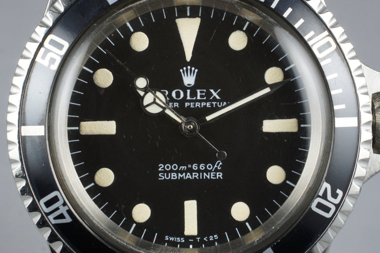 1966 Rolex Submariner 5513 Meters First Dial