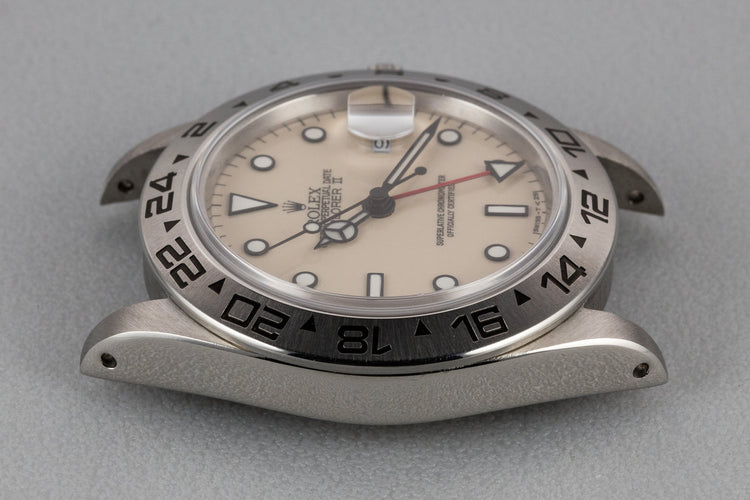 1986 Rolex Explorer II 16550 Cream Dial with Box and Papers