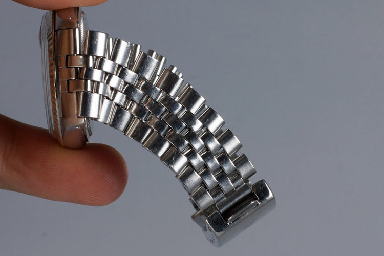 1972 Rolex Datejust 1601 Silver Non-Luminous Dial