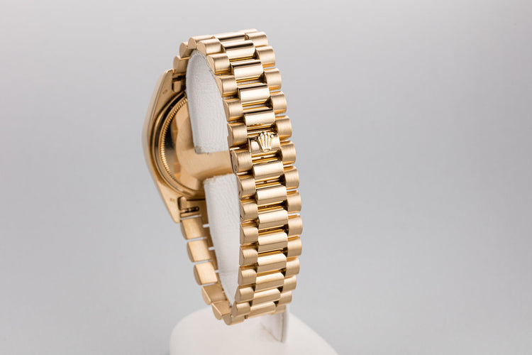 1978 Rolex 18K YG Day-Date 18038 Champagne Dial with Service Papers