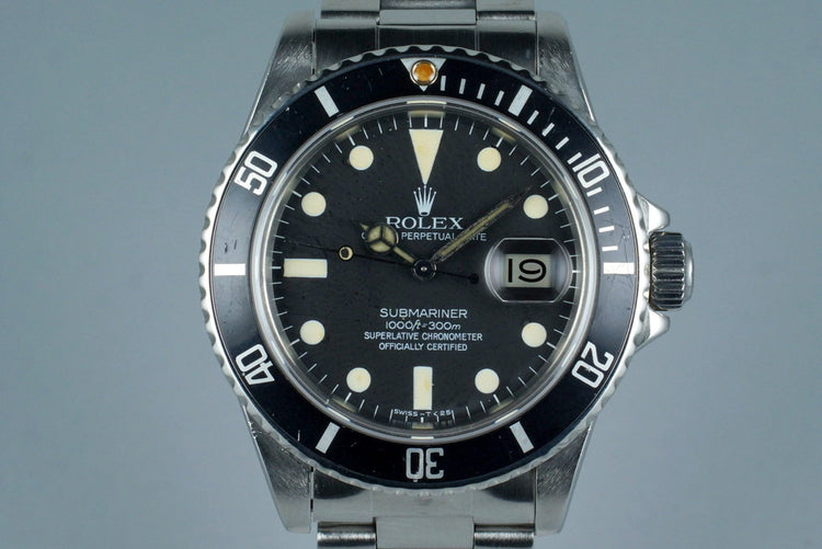 1982 Rolex Submariner 16800