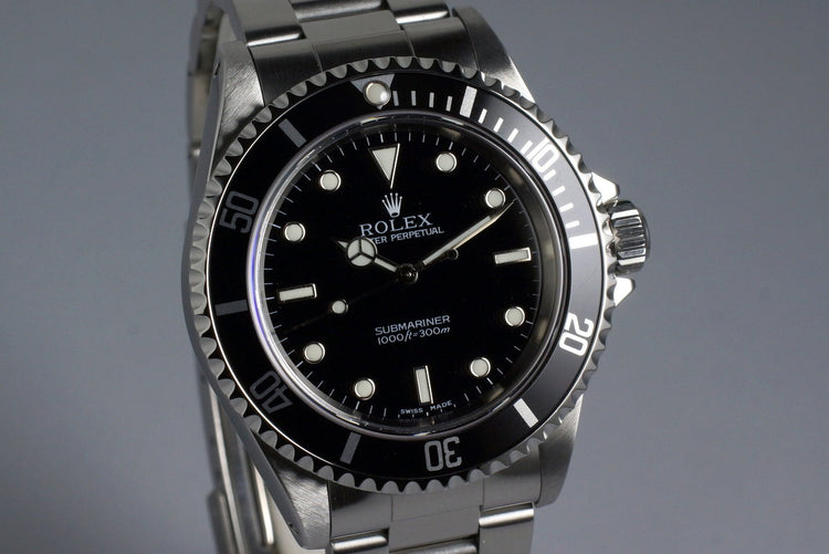 2001 Rolex Submariner 14060M with Box and Papers
