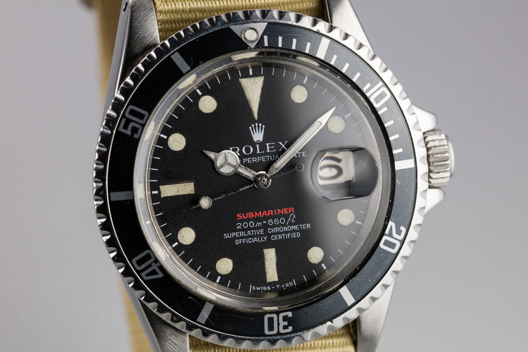 1969 Rolex Red Submariner 1680 with MK II Dial