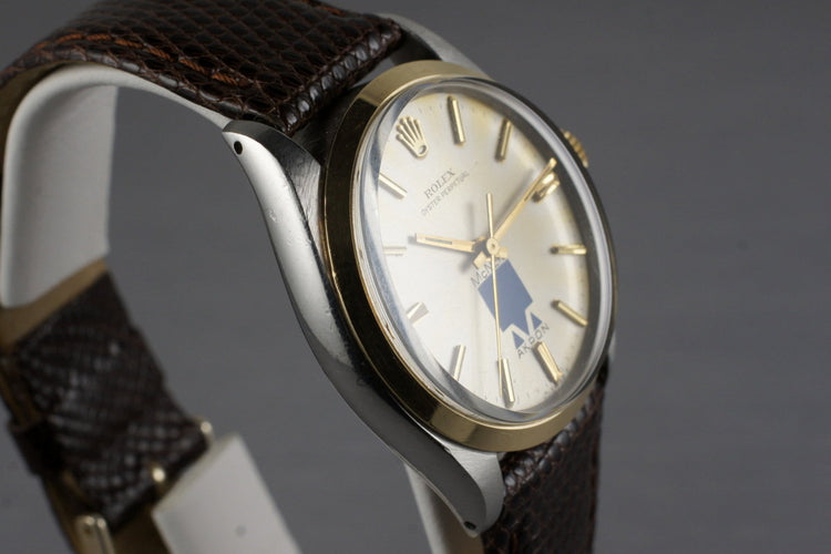 1966 Rolex Two Tone Oyster Perpetual 1002 with McNeil Akron Logo Dial