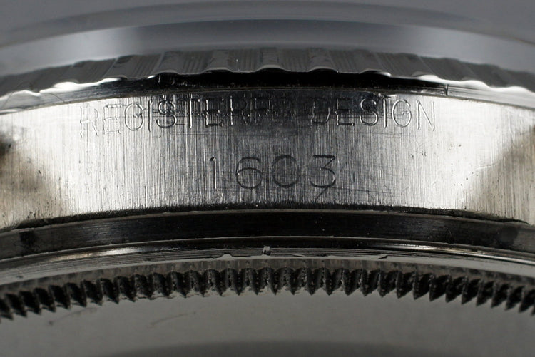 1964 Rolex DateJust 1603 Glossy Gilt Dial