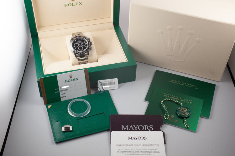 2018 Rolex Daytona 116500LN Black Dial with Box and Papers