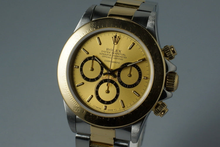 1989 Rolex Two Tone Zenith Daytona 16523 with RSC Papers