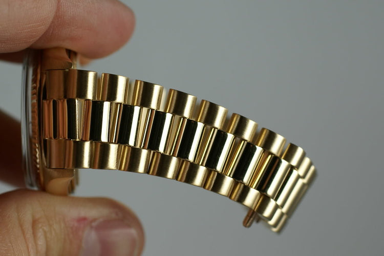 Rolex Vintage YG President: Ref 1803 with factory diamond dial