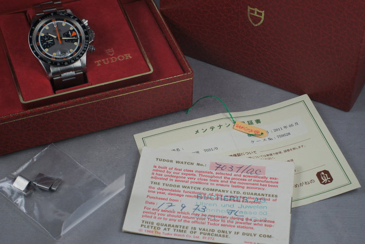 1971 Tudor MC 7031/0 Home Plate with Box and Papers