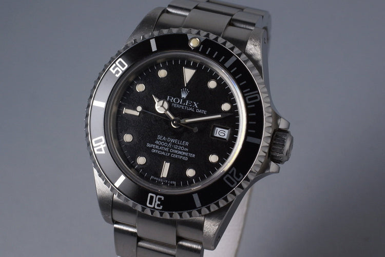 1986 Rolex Sea Dweller 16660 with Box and Papers