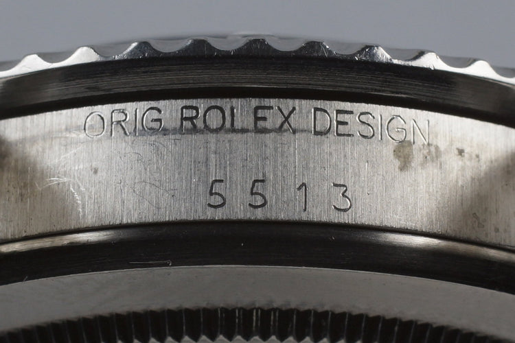 1981 Rolex Submariner 5513 Mark IV Maxi Dial