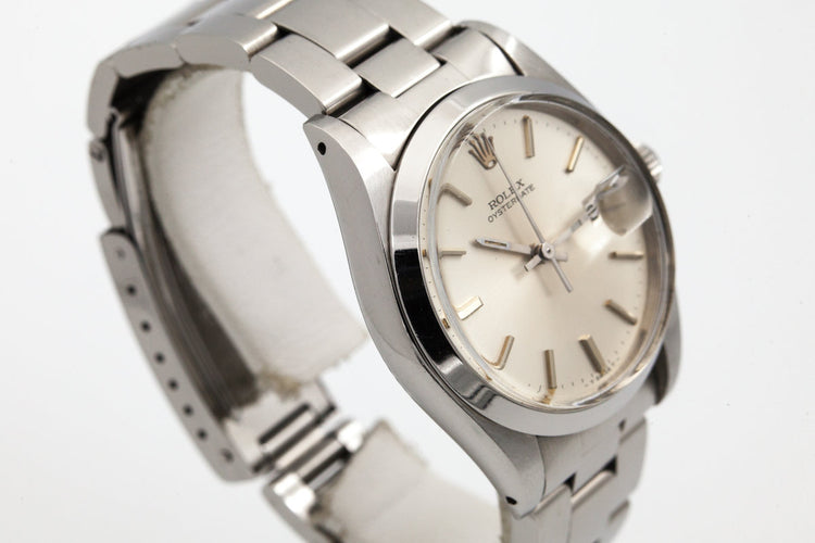 1981 Rolex OysterDate 6694 Silver Dial